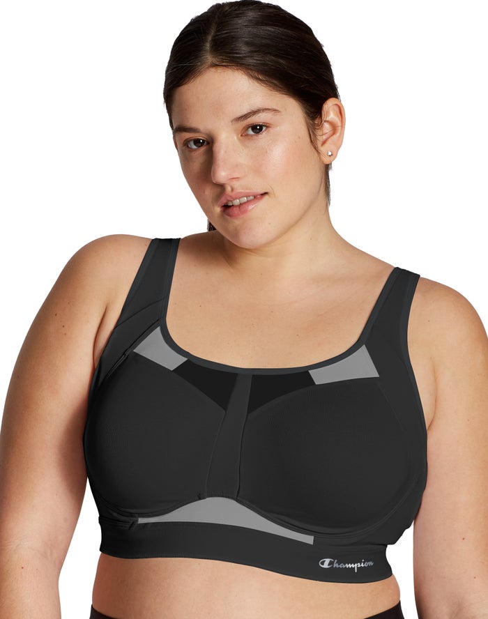 Champion Plus Motion Control Underwire - Naisten Mustat Urheiluliivit - Suomi 5430716-HG